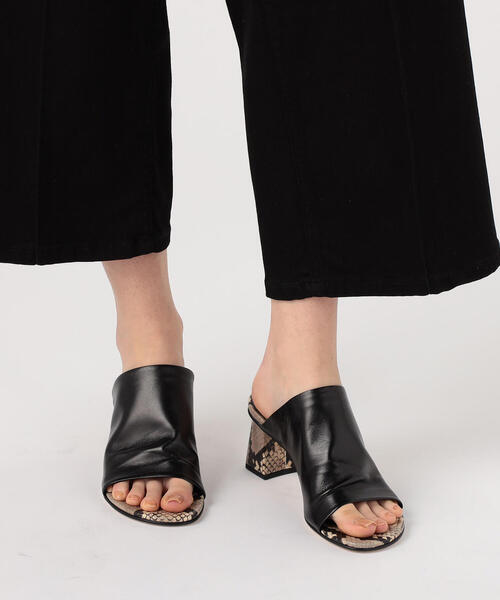 TOMORROWLAND （トゥモローランド）の「FABIO RUSCONI カバード チャンキーヒールサンダル（サンダル・レディース・ブラック系その他・38/36/37）」の6枚目の写真