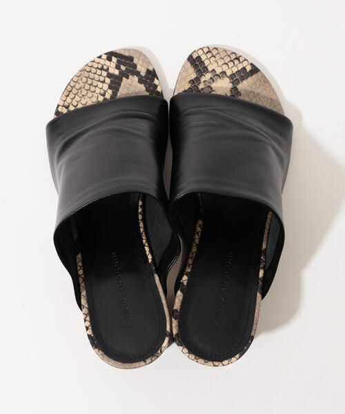 TOMORROWLAND （トゥモローランド）の「FABIO RUSCONI カバード チャンキーヒールサンダル（サンダル・レディース・ブラック系その他・38/36/37）」の5枚目の写真