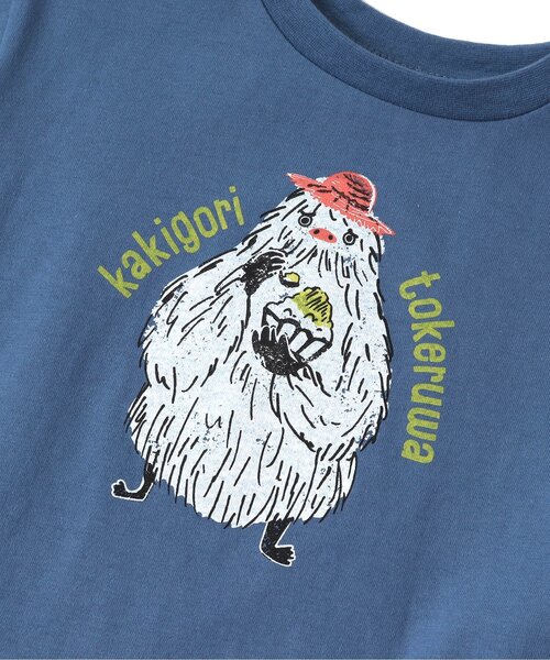 BREEZE(ブリーズ)の「アウトドアユニークイラストTシャツ(Tシャツ/カットソー・キッズ・ピンク/ブルー/ライム・140/100/90/130/120/110/80)」の12枚目の写真
