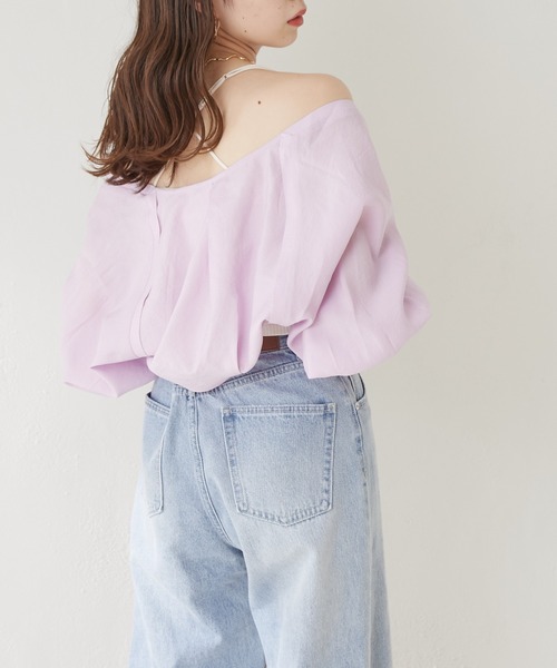 Chico（チコ）の「カットタンクワンピース+ シアーボレロSET（ワンピース・レディース・アイボリー/ブラック/ピンク・FREE）」の14枚目の写真