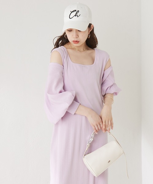 ⭐️専用です！petit main ワンピース　ボレロ  コサージュ　120 ◇【110-140cm/リンク】ダブルガーゼギャザーワンピース（ミニ