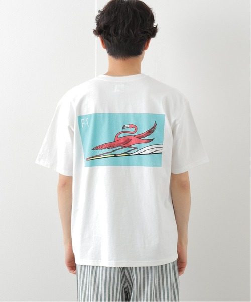 Jonas Claesson(ジョナスクレアッソン)の「【JONAS CLAESSON / ジョナス クレアッソン】別注 FLAMINGO Tシャツ(Tシャツ/カットソー・メンズ・ホワイト・MEDIUM/LARGE)」の5枚目の写真