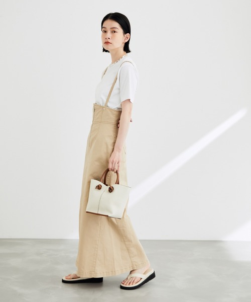 ADAM ET ROPE'(アダムエロペ)の「【一部直営店舗・WEB限定】ダブルシルェットMINIバッグ(ハンドバッグ・レディース・ブラック/グレー系その他/キャメル・FREE)」の13枚目の写真