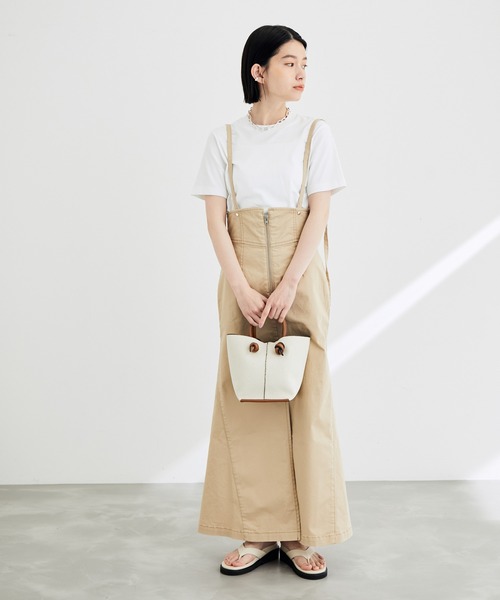 ADAM ET ROPE'(アダムエロペ)の「【一部直営店舗・WEB限定】ダブルシルェットMINIバッグ(ハンドバッグ・レディース・ブラック/グレー系その他/キャメル・FREE)」の15枚目の写真