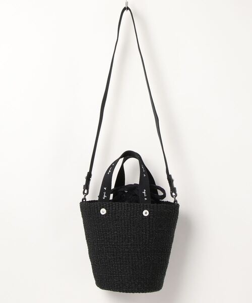 agnes b.（アニエスベー）の「かごバッグ (OAX03－01)（かごバッグ・レディース・ブラック・FREE）」の11枚目の写真