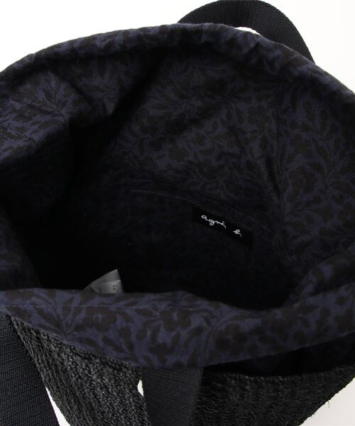 agnes b.（アニエスベー）の「かごバッグ (OAX03－01)（かごバッグ・レディース・ブラック・FREE）」の8枚目の写真