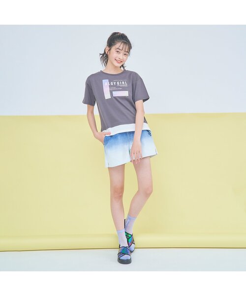 algy(アルジー)の「オーロラクロスゴムサンダル(サンダル・キッズ・ブラック/オフホワイト・23/22/20/21/24)」の20枚目の写真