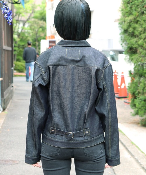 YOUNG&OLSEN The DRYGOODS STORE（ヤングアンドオルセン）の「YOUNG&OLSEN/ヤングアンドオルセン YOUNG DENIM BLOUSE デニムジャケット（デニムジャケット・レディース・インディゴブルー・2/3）」の8枚目の写真