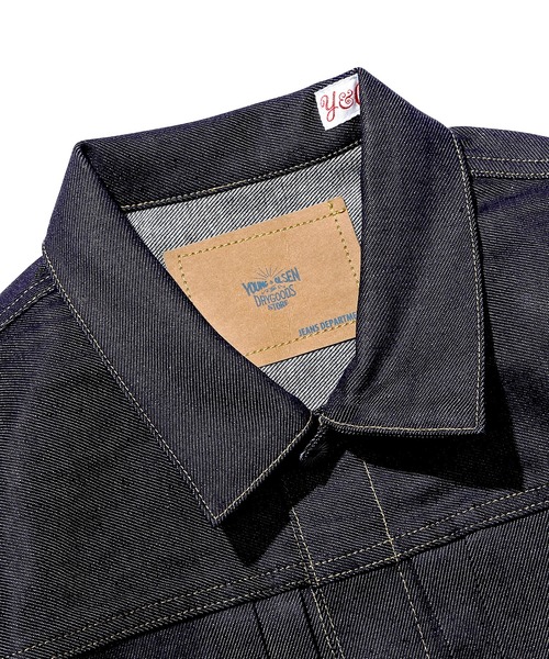 YOUNG&OLSEN The DRYGOODS STORE（ヤングアンドオルセン）の「YOUNG&OLSEN/ヤングアンドオルセン YOUNG DENIM BLOUSE デニムジャケット（デニムジャケット・レディース・インディゴブルー・2/3）」の2枚目の写真