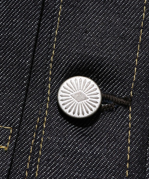 YOUNG&OLSEN The DRYGOODS STORE（ヤングアンドオルセン）の「YOUNG&OLSEN/ヤングアンドオルセン YOUNG DENIM BLOUSE デニムジャケット（デニムジャケット・レディース・インディゴブルー・2/3）」の5枚目の写真