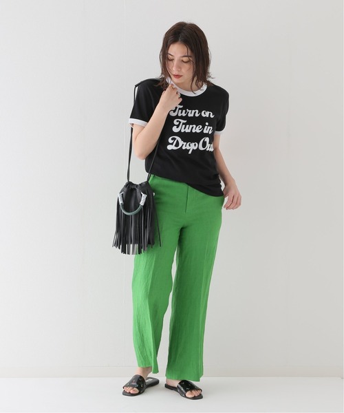 JOINT WORKS（ジョイントワークス）の「【GOOD MORNING KEITH/グッドモーニングキース】TURN ON TUNE IN DROP（Tシャツ/カットソー・レディース・ブラック・X-SMALL）」の2枚目の写真
