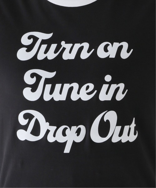 JOINT WORKS（ジョイントワークス）の「【GOOD MORNING KEITH/グッドモーニングキース】TURN ON TUNE IN DROP（Tシャツ/カットソー・レディース・ブラック・X-SMALL）」の9枚目の写真