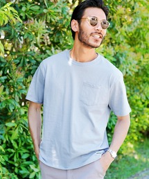 roshell（ロシェル）の「クルーネック オーガビッツコットンポケTEE（Tシャツ/カットソー）」