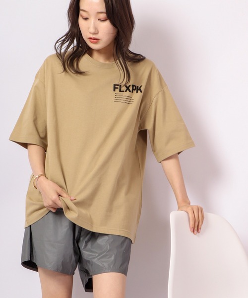 FLASH PACKER(フラッシュパッカー)の「FLASH PACKER 半袖Tシャツ(Tシャツ/カットソー・メンズ・サンドベージュ/ホワイト/ネイビー・XL/L/M/S)」の1枚目の写真