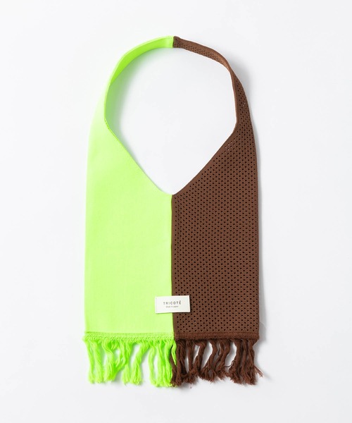 Tricote(トリコテ)の「TRICOTE トリコテ / BI COLOUR MESH BAG バイカラーメッシュバッグ / TR21BG005(トートバッグ・レディース・グリーン/イエロー/ピンク・FREE)」の7枚目の写真