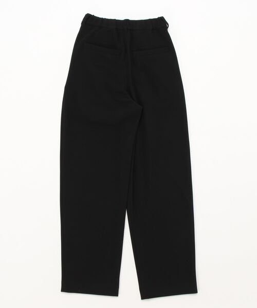 CLANE（クラネ）の「RIB STRIPE TUCK PANTS（スラックス・レディース・ブラック/ブルー/アイボリー・1/0/2）」の4枚目の写真