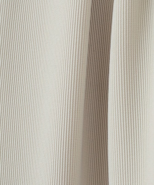 CLANE（クラネ）の「RIB STRIPE TUCK PANTS（スラックス・レディース・ブラック/ブルー/アイボリー・1/0/2）」の8枚目の写真
