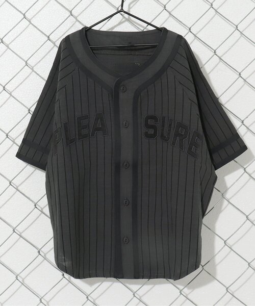 BREEZE by saori（ブリーズバイサオリ）の「WEB限定 ベースボールシャツ【BREEZE by saori】（シャツ/ブラウス・キッズ・ブラック/ベージュ・130/100/140/120/110/150/90）」の2枚目の写真