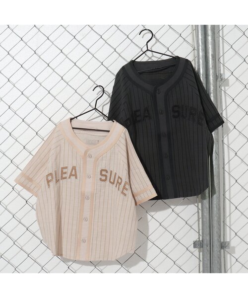BREEZE by saori（ブリーズバイサオリ）の「WEB限定 ベースボールシャツ【BREEZE by saori】（シャツ/ブラウス・キッズ・ブラック/ベージュ・130/100/140/120/110/150/90）」の5枚目の写真