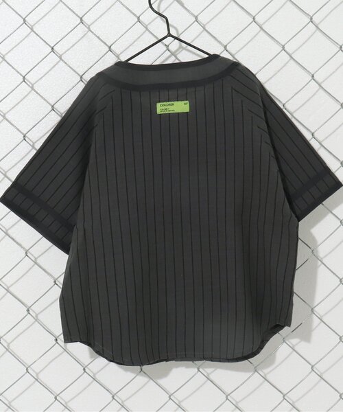 BREEZE by saori（ブリーズバイサオリ）の「WEB限定 ベースボールシャツ【BREEZE by saori】（シャツ/ブラウス・キッズ・ブラック/ベージュ・130/100/140/120/110/150/90）」の10枚目の写真