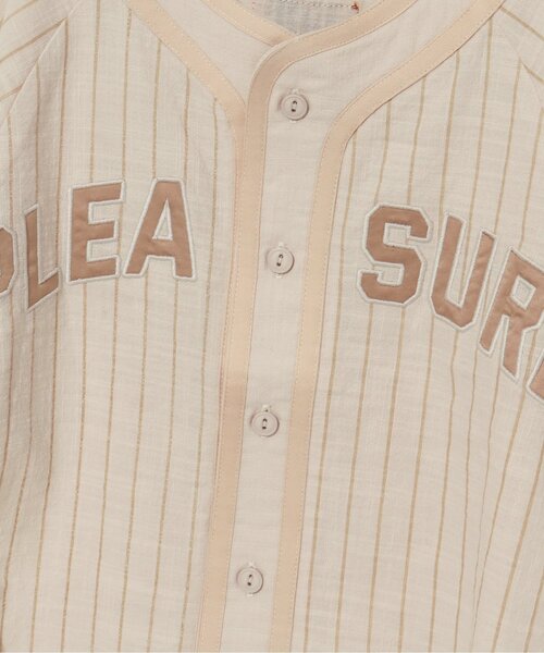 BREEZE by saori（ブリーズバイサオリ）の「WEB限定 ベースボールシャツ【BREEZE by saori】（シャツ/ブラウス・キッズ・ブラック/ベージュ・130/100/140/120/110/150/90）」の12枚目の写真