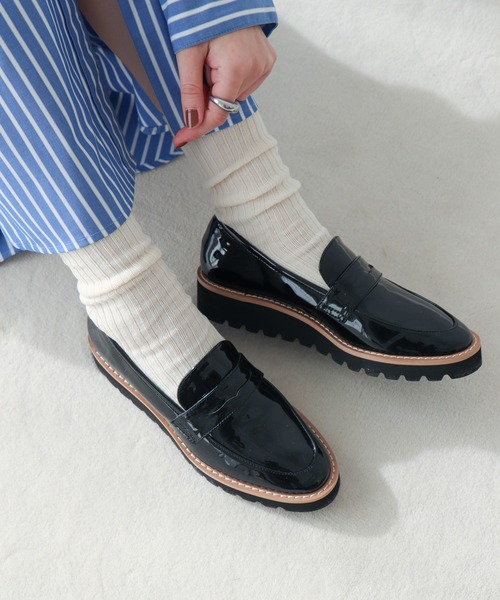 EVOL（イーボル）の「【EVOL】コバコインローファー IT9857（ローファー・レディース・ブラック/ベージュ/ブラウン/ブラック系その他・22.5cm/23.5cm/24.5cm/23.0cm/24.0cm/25.0cm/22.0cm）」の16枚目の写真