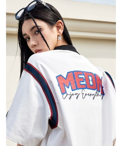 MR.ENJOY DA MONEY（ミスターエンジョイダマネー）の「【MR. ENJOY DA MONEY/ミスターエンジョイダマニー】ENJOY POLO SHIRT/ポロシャツ 半袖ポロシャツ（ポロシャツ・メンズ・ホワイト/ブラック/グリーン・M/XL/L）」の7枚目の写真