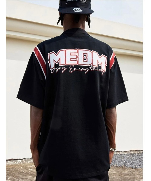 MR.ENJOY DA MONEY（ミスターエンジョイダマネー）の「【MR. ENJOY DA MONEY/ミスターエンジョイダマニー】ENJOY POLO SHIRT/ポロシャツ 半袖ポロシャツ（ポロシャツ・メンズ・ホワイト/ブラック/グリーン・M/XL/L）」の12枚目の写真