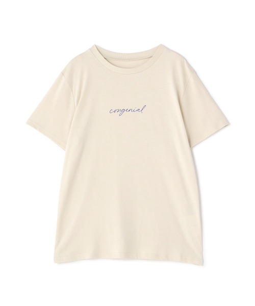 N.（N. Natural Beauty Basic）（エヌエヌナチュラルビューティーベーシック）の「◆手書きロゴＴシャツ（Tシャツ/カットソー・レディース・オフホワイト/ホワイト系その他/スミクロ・MEDIUM）」の16枚目の写真