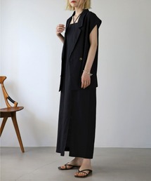 UNFIELD | 【UNFIELD】麻混ノースリーブジャケット(ベスト)