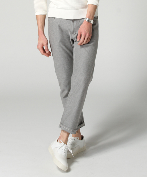 EDIFICE(エディフィス)の「◇TWILL JERSEY アンクル5PK(その他パンツ・メンズ・ライトグレー/ホワイト/ベージュ/ネイビー・32/30/29/31)」の2枚目の写真