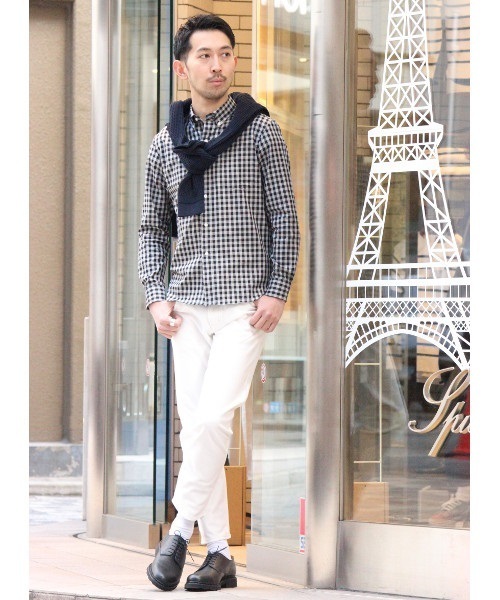 EDIFICE(エディフィス)の「◇TWILL JERSEY アンクル5PK(その他パンツ・メンズ・ライトグレー/ホワイト/ベージュ/ネイビー・32/30/29/31)」の5枚目の写真