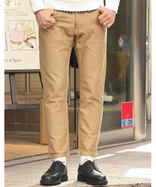 EDIFICE(エディフィス)の「◇TWILL JERSEY アンクル5PK(その他パンツ・メンズ・ライトグレー/ホワイト/ベージュ/ネイビー・32/30/29/31)」の8枚目の写真