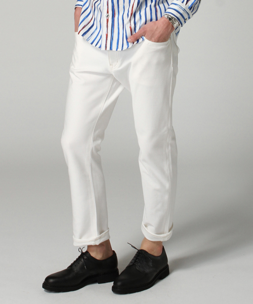 EDIFICE(エディフィス)の「◇TWILL JERSEY アンクル5PK(その他パンツ・メンズ・ライトグレー/ホワイト/ベージュ/ネイビー・32/30/29/31)」の16枚目の写真