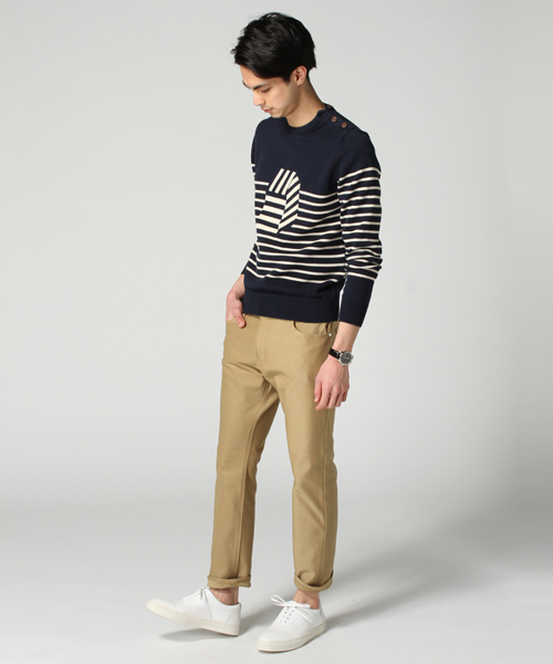 EDIFICE(エディフィス)の「◇TWILL JERSEY アンクル5PK(その他パンツ・メンズ・ライトグレー/ホワイト/ベージュ/ネイビー・32/30/29/31)」の20枚目の写真