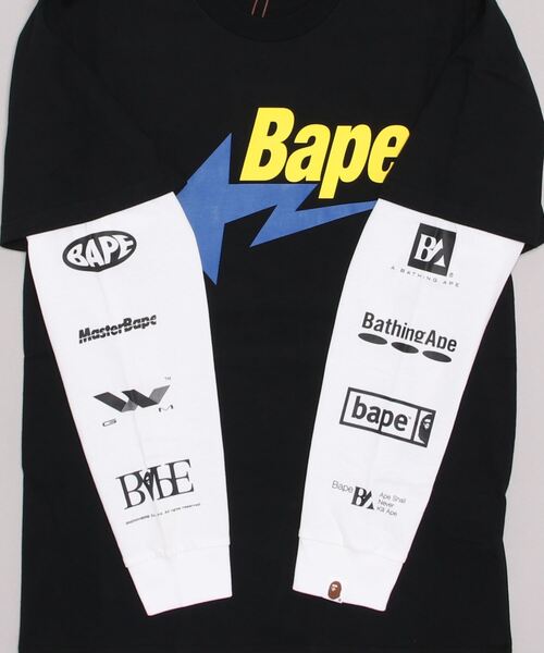 A BATHING APE® フェイクレイヤードTシャツ A BATHING APE（ア