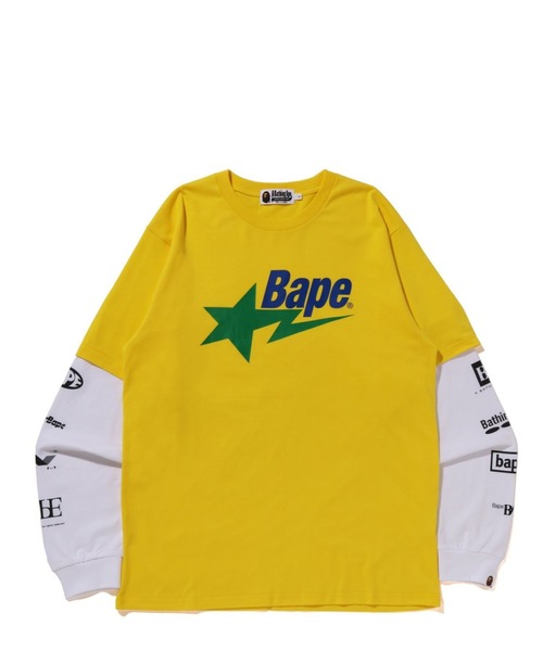 *A BATHING APE® フェイクレイヤードTシャツ A BATHING APE® フェイクレイヤードTシャツ A BATHING APE（ア