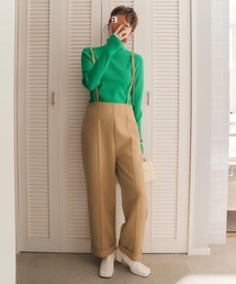 titivate | サスペンダー付きハイウエストパンツ(その他パンツ)