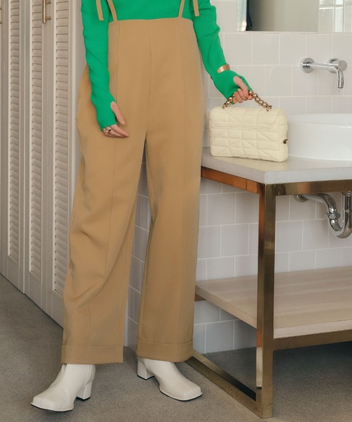 titivate（ティティベイト）の「ｻｽﾍﾟﾝﾀﾞｰ付きﾊｲｳｴｽﾄﾊﾟﾝﾂ（その他パンツ・レディース・ブラック/アイボリー/ライトブラウン・M/S/L）」の11枚目の写真