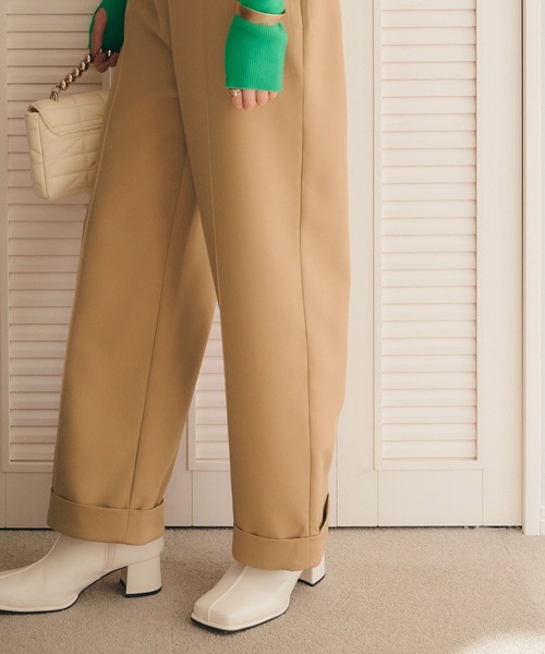 titivate（ティティベイト）の「ｻｽﾍﾟﾝﾀﾞｰ付きﾊｲｳｴｽﾄﾊﾟﾝﾂ（その他パンツ・レディース・ブラック/アイボリー/ライトブラウン・M/S/L）」の13枚目の写真