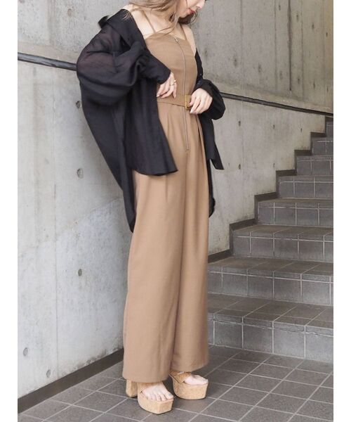 EVRIS（エヴリス）の「オーバーカラーシアーシャツ（シャツ/ブラウス・レディース・ホワイト/ブラック/レッド/マスタード・FREE）」の22枚目の写真