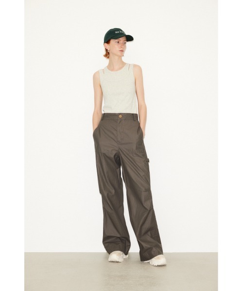 THROW by SLY(スローバイスライ)の「THROW LAYERED TANK TOP レイヤード タンクトップ(タンクトップ・レディース・ブラック/レッド/杢グレー・FREE)」の14枚目の写真