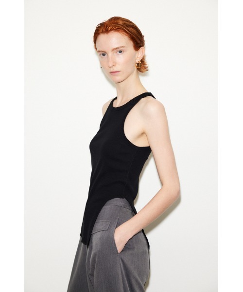 THROW by SLY(スローバイスライ)の「THROW LAYERED TANK TOP レイヤード タンクトップ(タンクトップ・レディース・ブラック/レッド/杢グレー・FREE)」の9枚目の写真