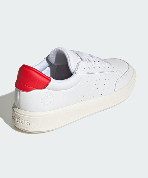 adidas（アディダス）の「ノバ コート ライフスタイル ヴィーガン / Nova Court Lifestyle Vegan / アディダス（レディース）（スニーカー・レディース・ホワイト・22.0cm/23.0cm/26.0cm/25.5cm/24.5cm/23.5cm/22.5cm/26.5cm/24.0cm/25.0cm）」の4枚目の写真