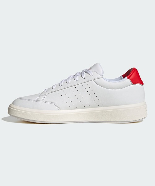 adidas（アディダス）の「ノバ コート ライフスタイル ヴィーガン / Nova Court Lifestyle Vegan / アディダス（レディース）（スニーカー・レディース・ホワイト・22.0cm/23.0cm/26.0cm/25.5cm/24.5cm/23.5cm/22.5cm/26.5cm/24.0cm/25.0cm）」の5枚目の写真