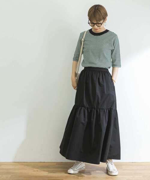 新品　URBAN RESEARCH メモリータフタボリュームスカート 38 URBAN RESEARCH（アーバンリサーチ） スカート メモリータフタ