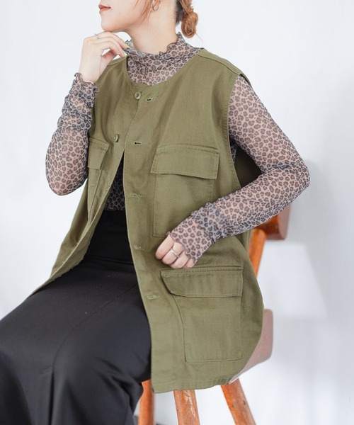 PBLIM（ページボーイリム）の「PAGEBOYLIM/アソートシアーハイネック（その他トップス・レディース・ブラック/レオパード/チェック・FREE）」の2枚目の写真