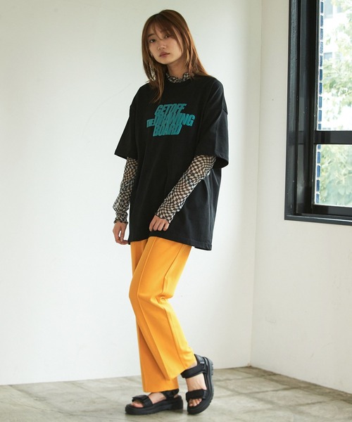 PBLIM（ページボーイリム）の「PAGEBOYLIM/アソートシアーハイネック（その他トップス・レディース・ブラック/レオパード/チェック・FREE）」の8枚目の写真