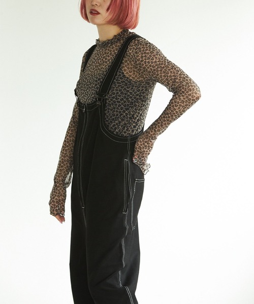 PBLIM（ページボーイリム）の「PAGEBOYLIM/アソートシアーハイネック（その他トップス・レディース・ブラック/レオパード/チェック・FREE）」の9枚目の写真