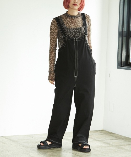 PBLIM（ページボーイリム）の「PAGEBOYLIM/アソートシアーハイネック（その他トップス・レディース・ブラック/レオパード/チェック・FREE）」の5枚目の写真